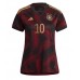Camiseta Alemania Serge Gnabry #10 Segunda Equipación Replica Mundial 2022 para mujer mangas cortas